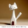 Black Cat DIY Crafts Sweet Cartoon White Cat Model Figurines Decoration Desk Decor Garden Home Office Ornament Miniatures