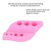 Multi functional Silicone Microblading Pen Rack Tattoo Ink Pigment Cup Holder Stand Pink