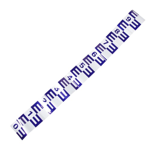 LEDMOMO 2-Piece Water Level Gauge, Self-Adhesive, Water Level Measuring Tool for Pools and Ponds, Reflective Scale Design, Convenient Water Level Mark