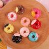 Handgefertigte Harz-Donut-Anhänger: DIY Schmuck Schlüsselanhänger und Ohrring Zubehör