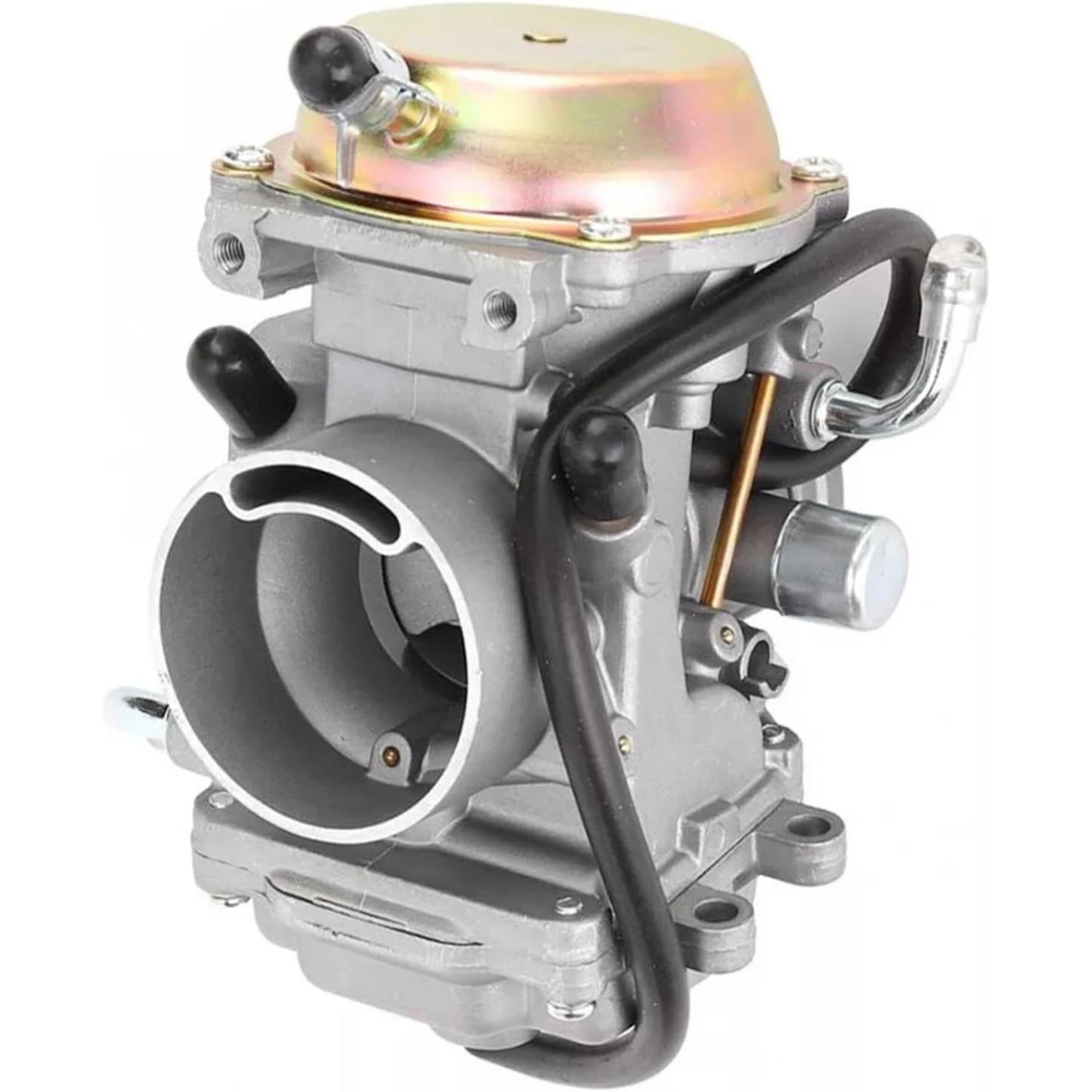 High-Performance Carburetor for Motorcycle & ATV - Complete Replacement with Gasket and Hardware серебряный