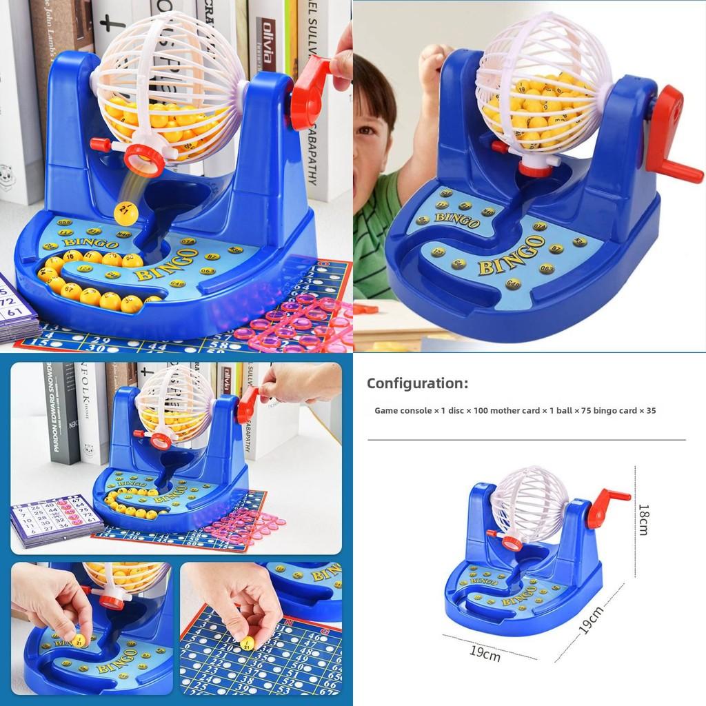 Lottery Machine Bingo Game With Plastic Balls For Family And Educational Fun