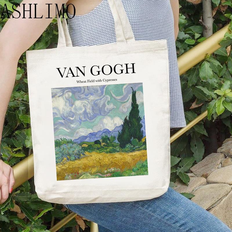 Van Gogh Canvas Tote: Large Capacity Summer 2023 Shoulder Bag for Women