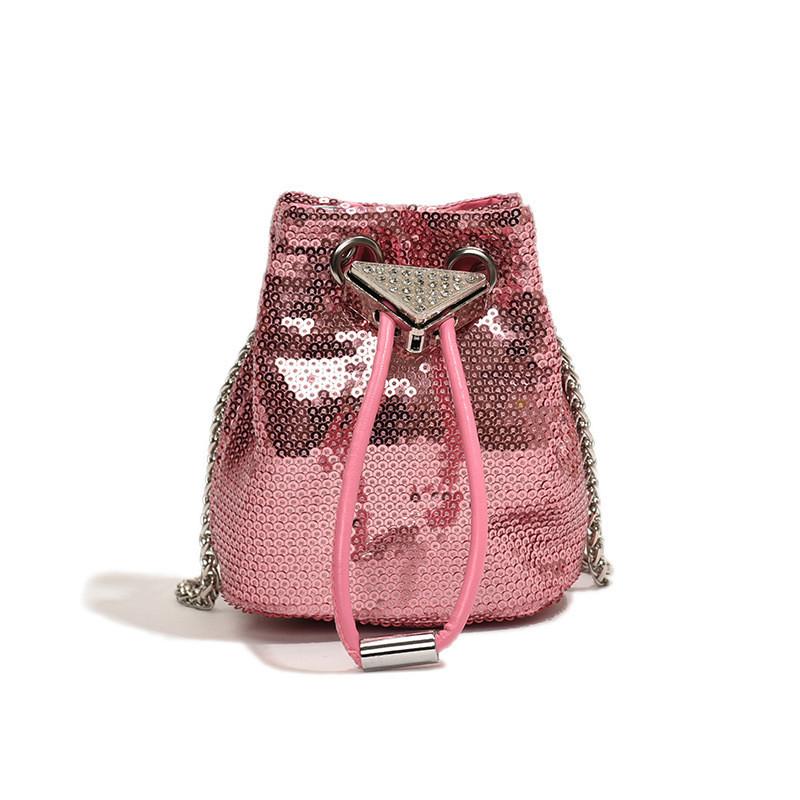 Trendy Mini Sling Bag For Kids With Shimmering Sequins Lightweight Shoulder Bag