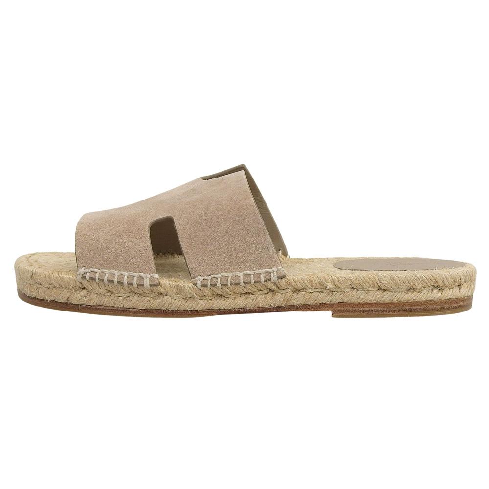 HERMES Antigua Espadrilles Sandals Men's Beige Size 42 shoes 42 beigeUsed