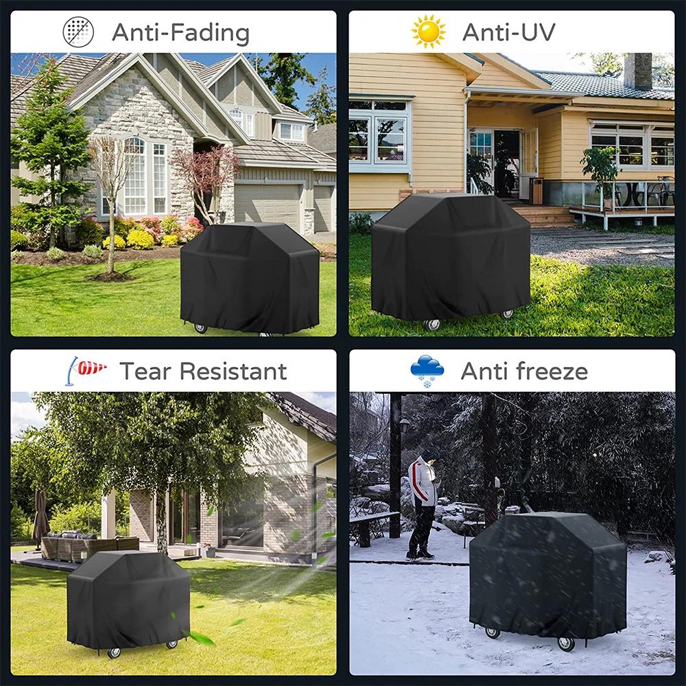 Plynový gril na BBQ Vodotěsný kryt na BBQ Venkovní Odolný proti povětrnostním vlivům Odolný proti vyblednutí Vylepšený materiál pro Char Broil a další
