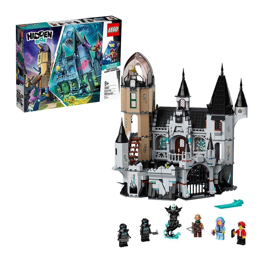LEGO Hidden Side Mystery Castle 70437 AR Ghost Toy Ghost Hunting Toy with 2 Jack Parker Vaughn Nemar Reem Shadow Walker Minifigures App-Controlled