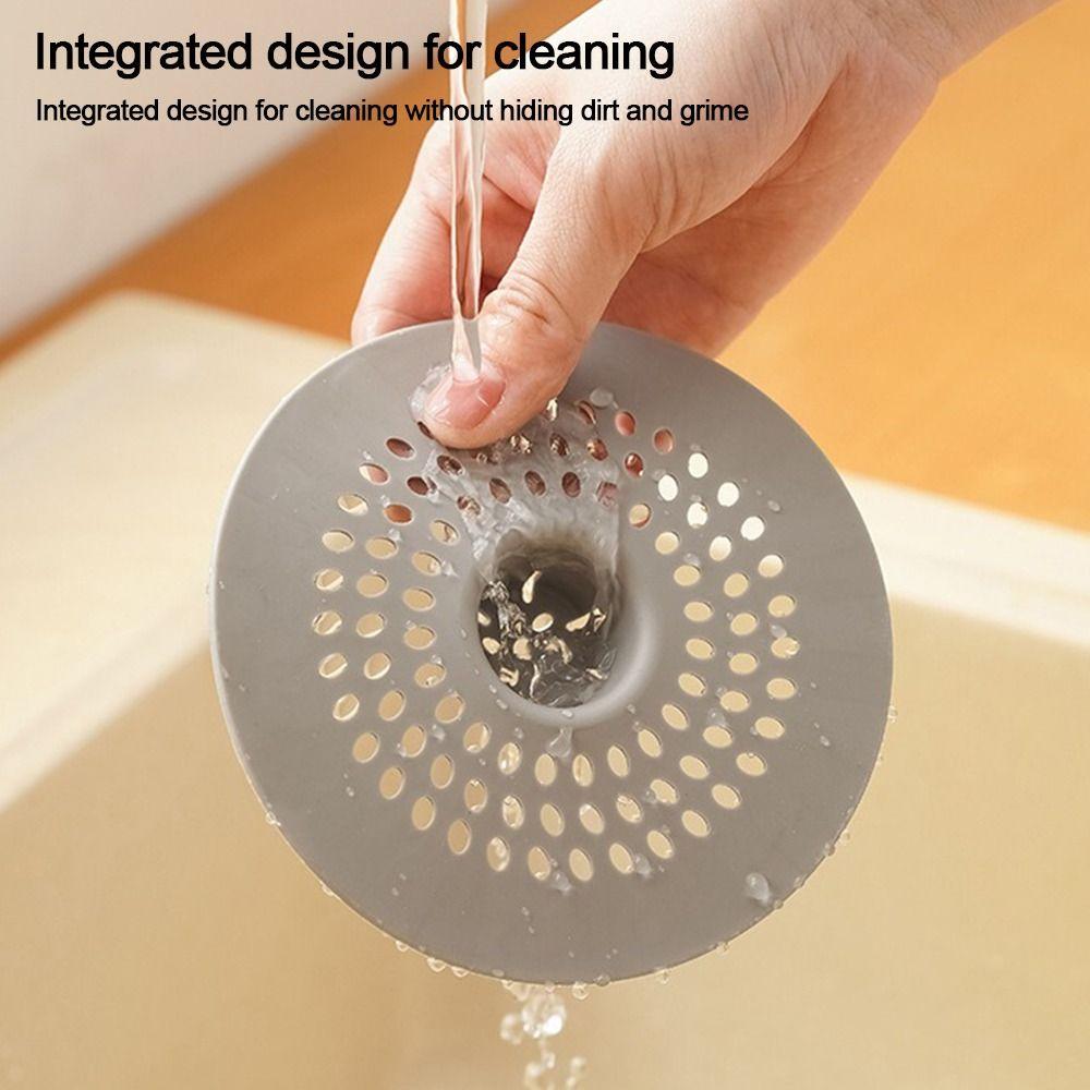 Anti-blocking Sewer Outfall Drain Filter Round Shape Waste Catcher  Kitchen Bathroom Accessories