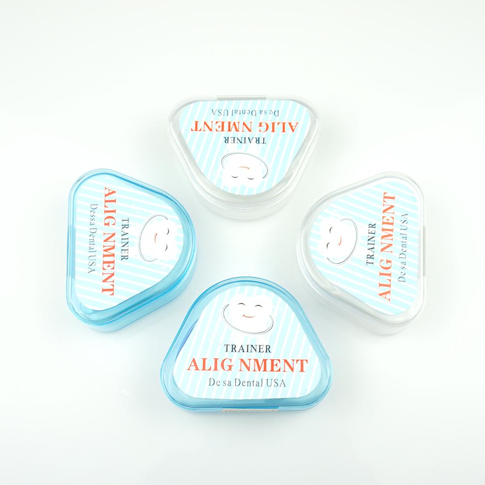 Durable And Safe 50Pcs Dental Silicone Orthodontic Braces Appliance Braces Alignment Trainer Teeth Retainer Bruxism Mouth Guard Tooth Whitening