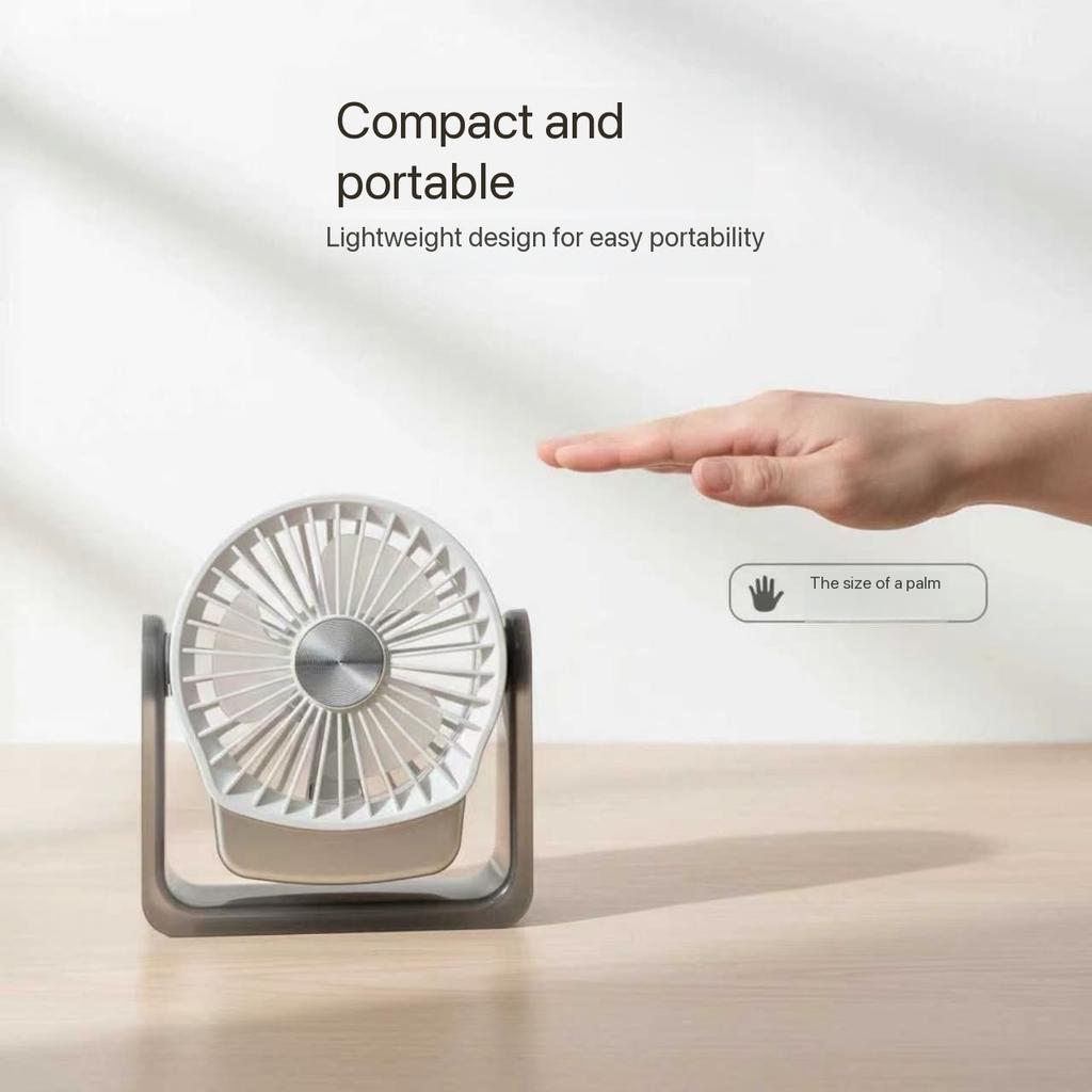 Xiaomi MEET SUN 500mAh Desktop Silent Mini Fan Handheld Cooling Fan Makeup Touch-Up Tool Summer Essential Personal Fan