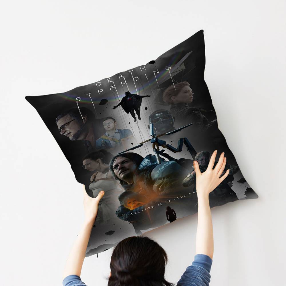 Game TV Death Stranding Personalized picture text home decorative pillows Household Gifts 45x45cm