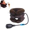 3 Layer Inflatable Neck Back Traction Collar Neck Shoulder Pain Relief Soft Air Cervical Stretch