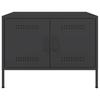 Coffee Table Black 68x50x50.5 Cm Steel