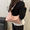 New Fashionable Women's Bag High-end Soft Leather Texture Single Shoulder Bag Women's Crossbody Bag Geometric Wide Shoulder