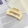 High-End Frosted Solid Color Hair Clip for Women