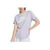 Nike American Vintage Logo Print Sports Casual Round Neck Breathable Short Sleeve T-Shirt Women Tops Purple DX7907-536