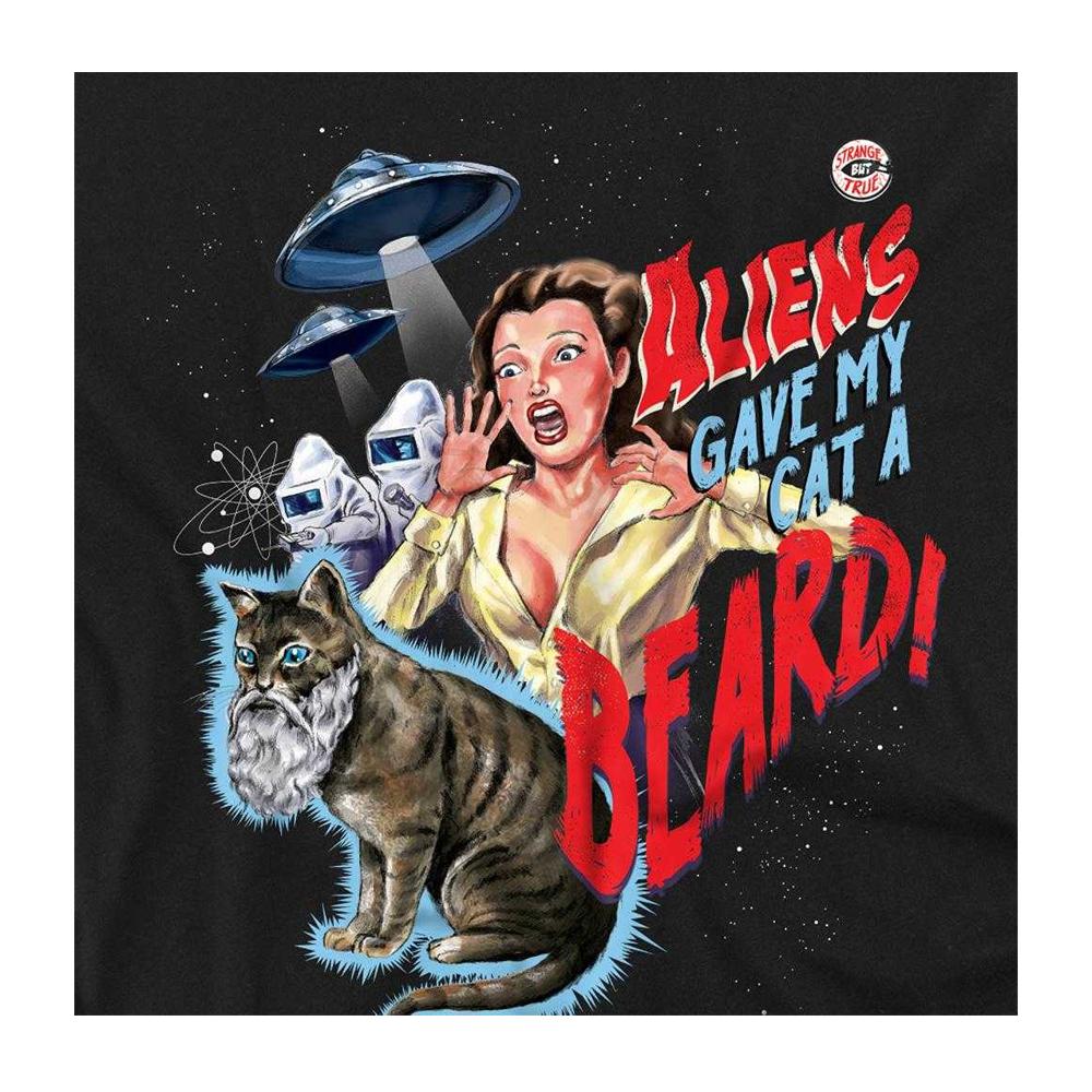 Steven Rhodes Unisex Adult Catabeard Long-Sleeved T-Shirt