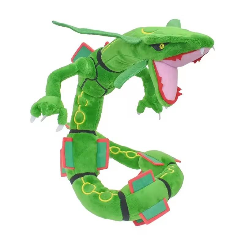 Rayquaza Dragon Green Cotton Soft Stuffed Anime Collectible Plush Toys Gift for Kid 30.5 Inch Artoon Character Toy Great