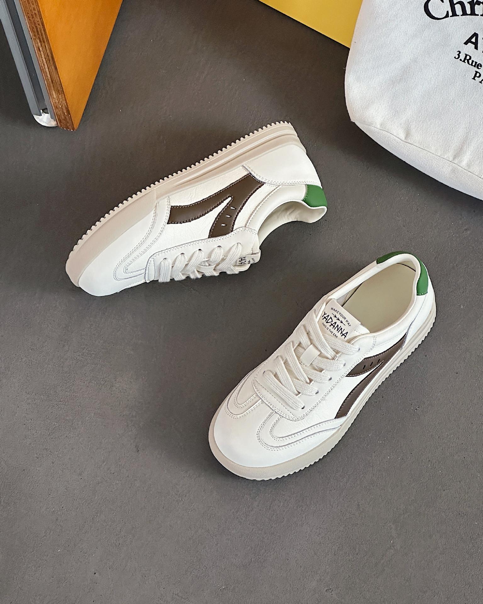 

Retro women s shoes color matching German training shoes spring new soft-soled versatile Forrest Gump shoes sports shoes casual board shoes tide 35