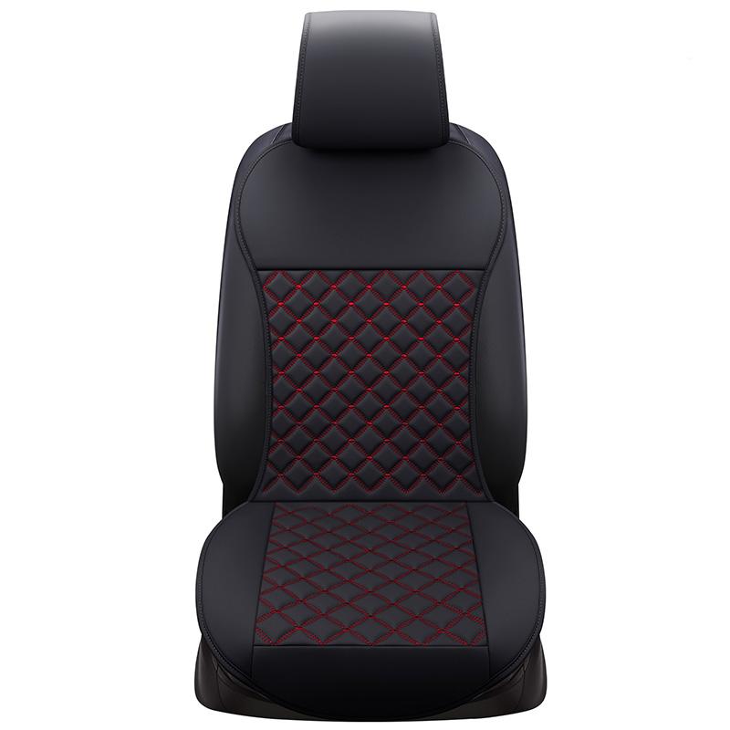 PU Leather Car Seat Cover Universal Auto Chair Front Rear Back Waterproof Cushion Protector Four Season Accessories Interior