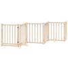 Vidaxl Foldable Dog Gate, With Door, 6 Panels 300 Cm, Wooden