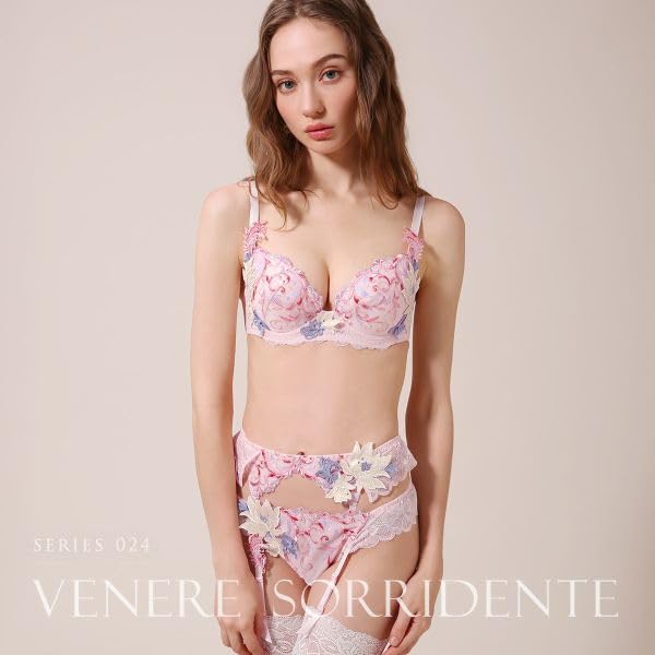 Himiko 024 Series L Lingerie Shorts, T-Back, Thong, Tanga, M, (BP-Baby Pink, L)