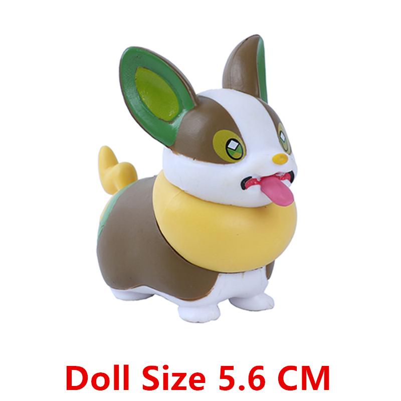 Toys Model New 4-9 CM Pokemon Anime Figure Pikachu Gengar Eevee Series Mew Cartoons Figure Pocket Monster Action Gifts Kids