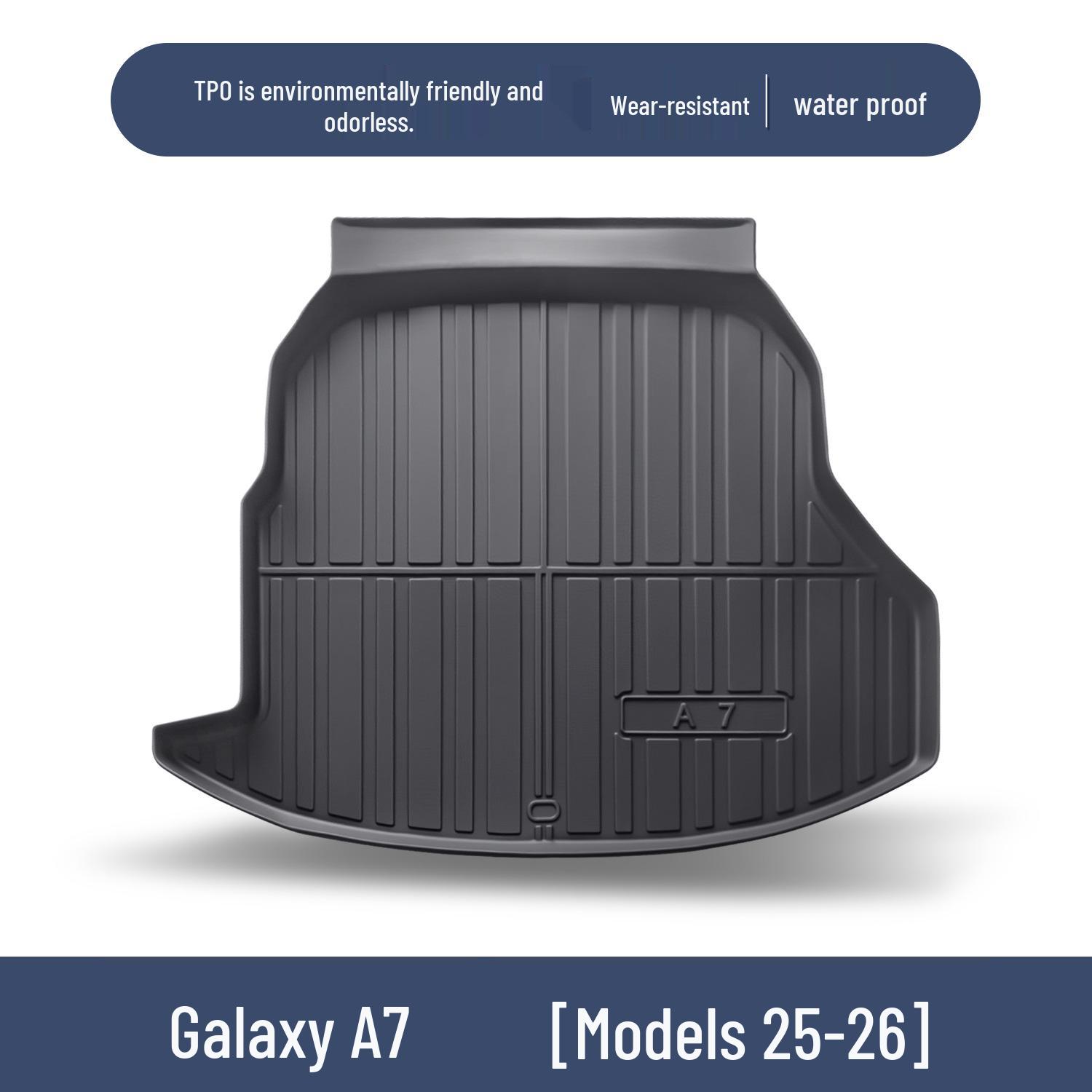Geely Galaxy A7 TPE Waterproof Trunk Mat for Car Interior Modification 100x90