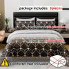 Duvet Cover Set Multicolor Gradient Geometric Pattern Bedding Set Soft Comfortable Duvet Cover For Bedroom Guest Room