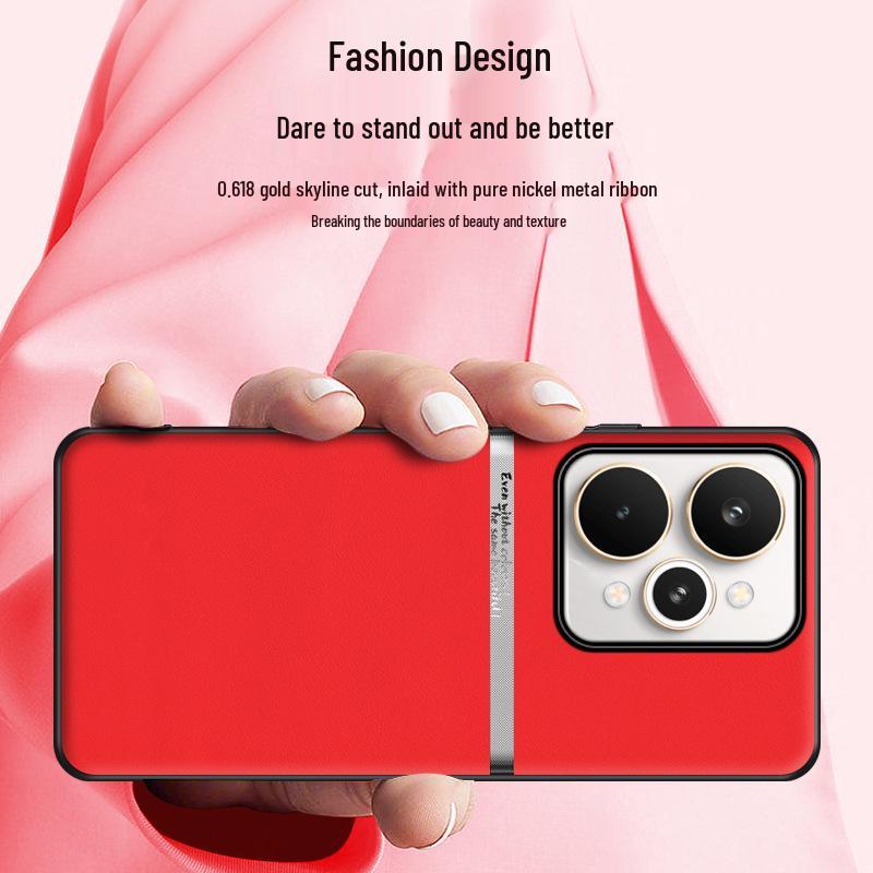 Realme 15 Pro H Liquid Leather Phone Case - Durable, Minimalist, High-End Business Design