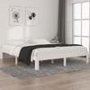 VidaXL Bed Frames White Solid Pine Wood 160x200 Cm 810376