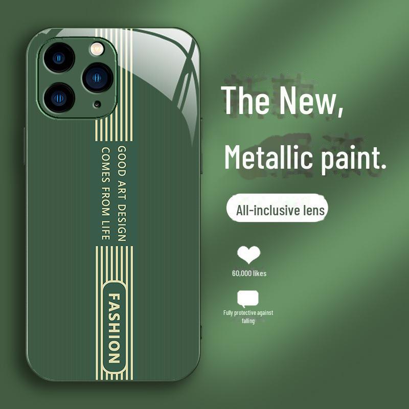 

Совместим с Apple SE 11 Pro, 12, 13/14, 15, XS - Металлическая текстура, Защита от падений, Роскошный чехол с полной защитой 11 Pro