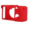 Camera Housing Case Soft Silicone Skin Housing Protective Cover for Sony A7C ProtectionRed
