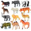 Wildlife World Collection 40 Hollow Plastic Animal Figure Model Ornament Doll Collection Toy