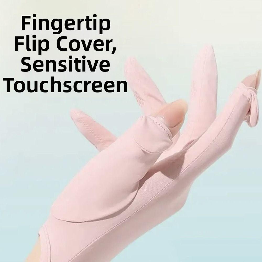 Dopamine Women's Long Gloves UV Protection Arm Protector Sleeves Gifts Sunscreen Gloves