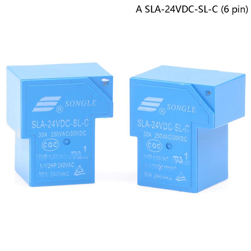 2ks/šarže 4/5/6pinové napájecí relé Sla-5Vdc-Sl-C Sla-12Vdc-Sl-C Sla-24Vdc-Sl-C