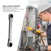 Durable Construction Double-ended Ratchet Wrench Refrigeration Wrench  Air Conditioning Repair