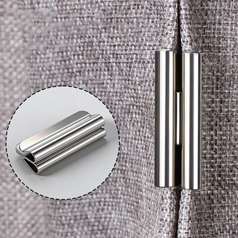 10 Piezas Clips Magnéticos Fuertes para Cortinas Clips de Cierre Blackout Sin Clavos Mantienen la Cortina Cerrada Previenen Fugas de Luz Para Dormitorio