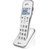 Geemarc amplidect 595 combi téléphone filaire pour séniors répondeur téléphonique, fonction mains libres, signal d'appe