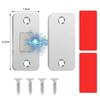 Strong Magnetic Force Magnetic Door Catch Stable Design Punch-Free Catch  Home Use