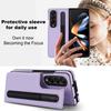 Foldable Screen PU Leather Shockproof Protective Case for Samsung Galaxy Z Fold 7 /6 /5  Mobile Phone Case with Pen Slot