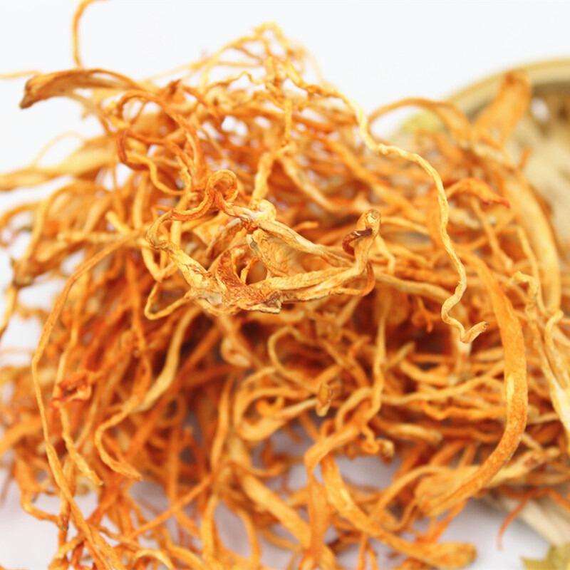 Dry Cordyceps Flower Chinese Herbal Medicine Chong Cao Herb Food Health
