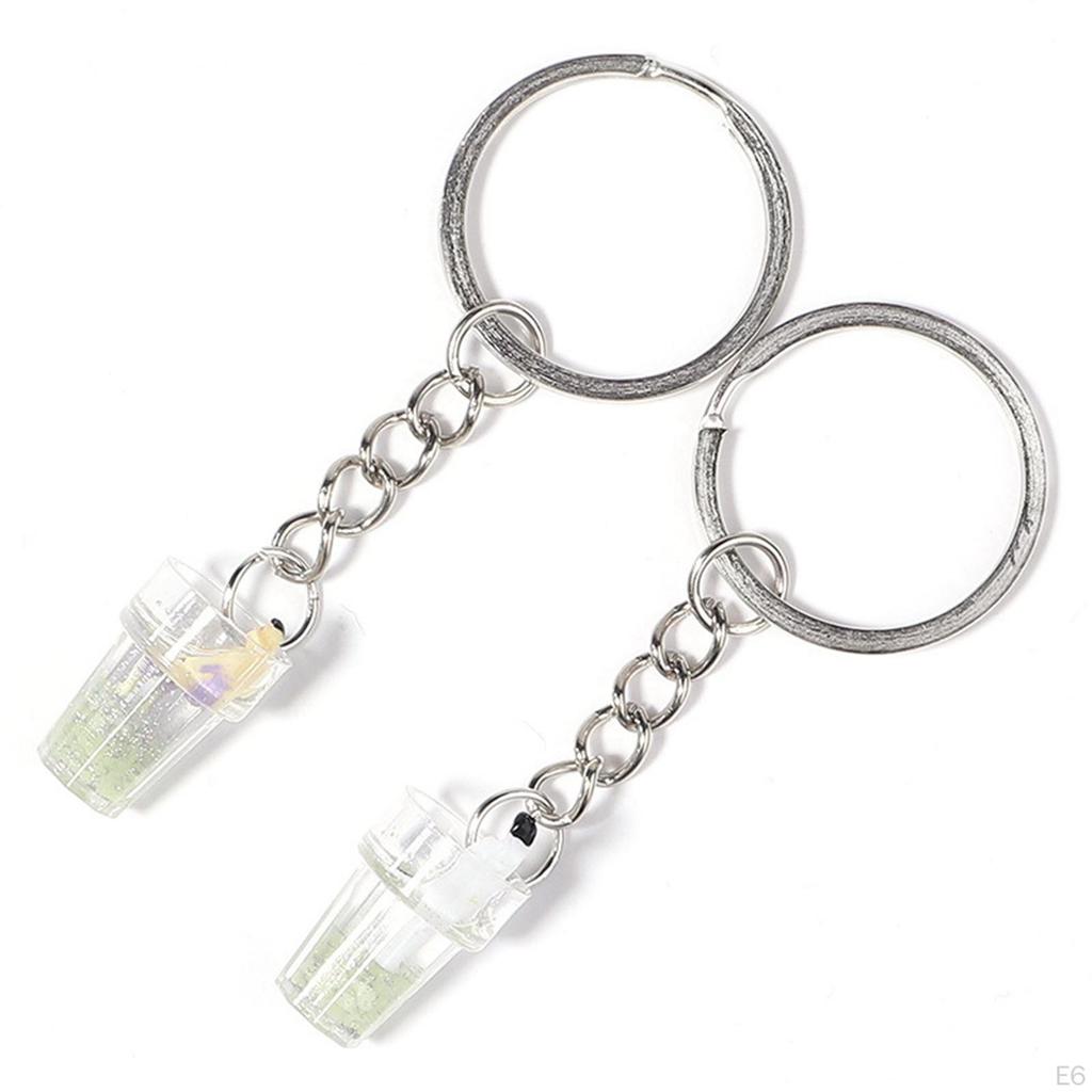 10 Key Chains Pendant Hanging Decorations Parts Connector Supplies Gifts Holder Rings Making Handbag