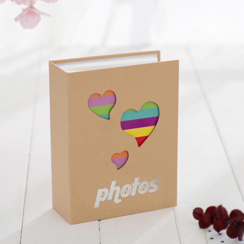 6-Inch 100-Page Kraft Paper Photo Album with Pockets for Kids and Baby Photos 6-inch