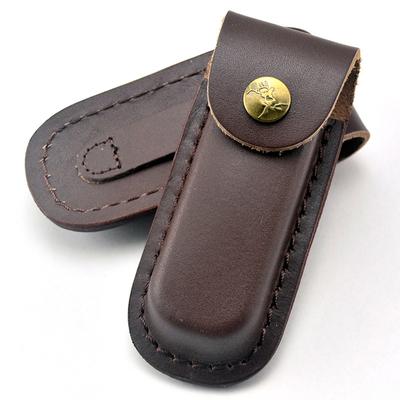 12,5 cm Foling Messerhalter Rindslederscheide Taschenmesserabdeckung Lederscheide Campingmesser Holster Gürtelschnalle