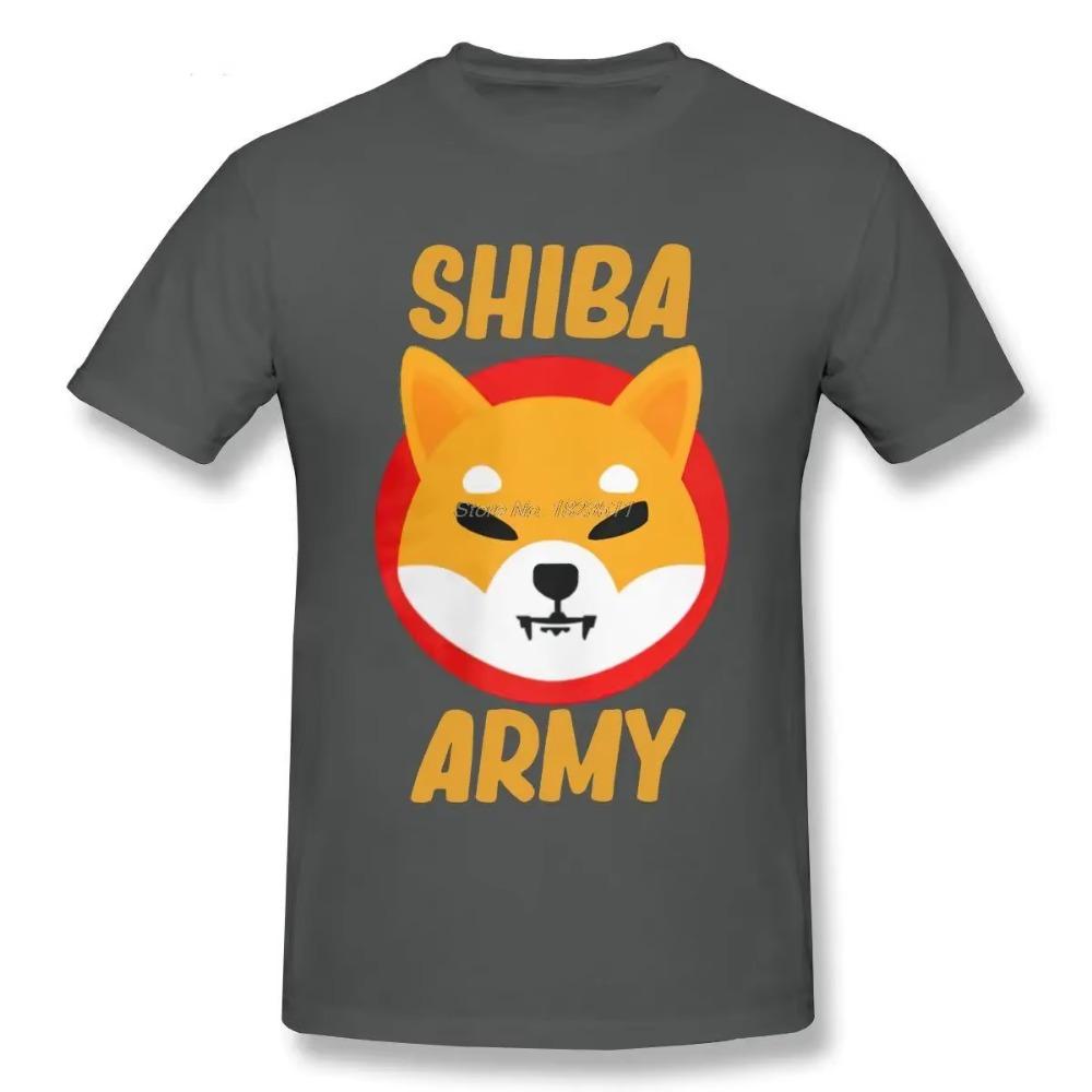 Shiba Inu Token Crypto Shib Army Hodler Coin Cryptocurrency T-Shirt Funny Tee TShirt  Men's Clothing Oversized Unisex Tops