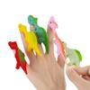 Stretchy Toy Finger Ejection Dinosaur TPR Toy Flying Finger Birds Launch Dinosaur  Kids Toys