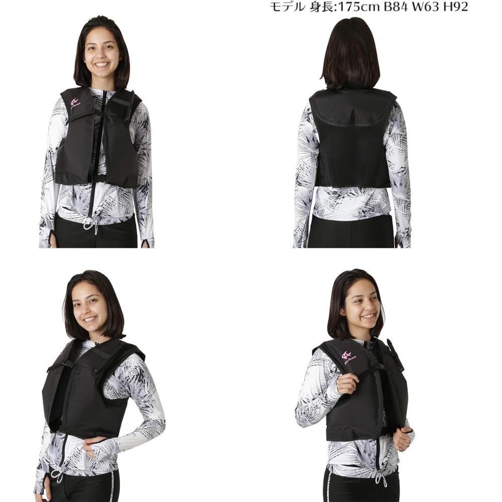 ReefTourer Reef Tourer  Reef Tourer  SnorkeL SnorkeLing Vest FLoating Vest CoMpact Ra0408 BLack Gray M L Size