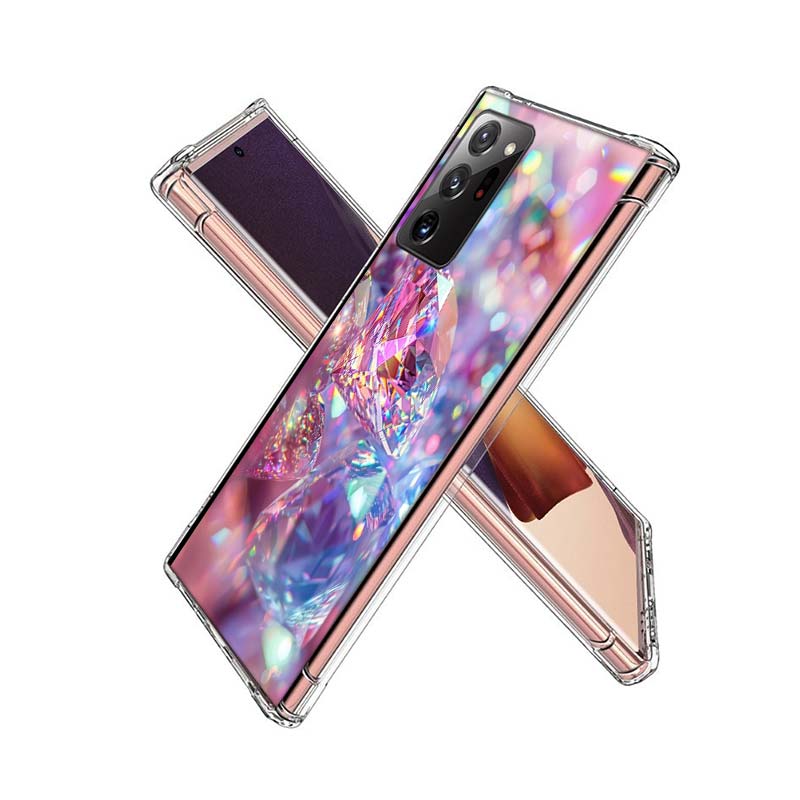 Shining and Dazzling Diamond Gemstones Phone Case for Samsung A55 A35 A25 A15 A07 A05S A16 A17 A26 A36 A37 A56 A57 Galaxy Note 2