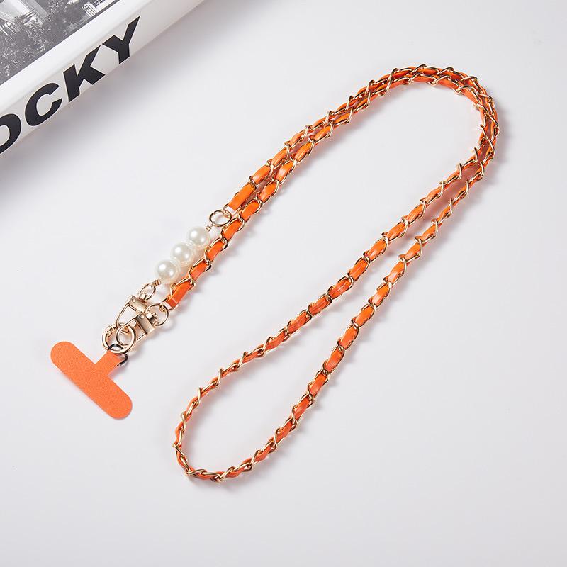 Metal Phone Chain Crossbody Short Phone Strap Lanyard